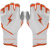 Chrome Series Long Cuff Batting Gloves - Orange